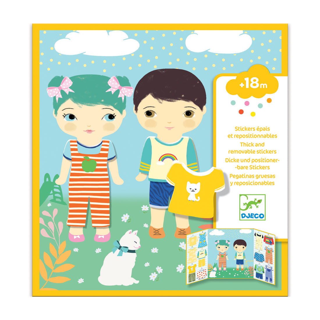 Reusable Sticker Set - Little Clothing