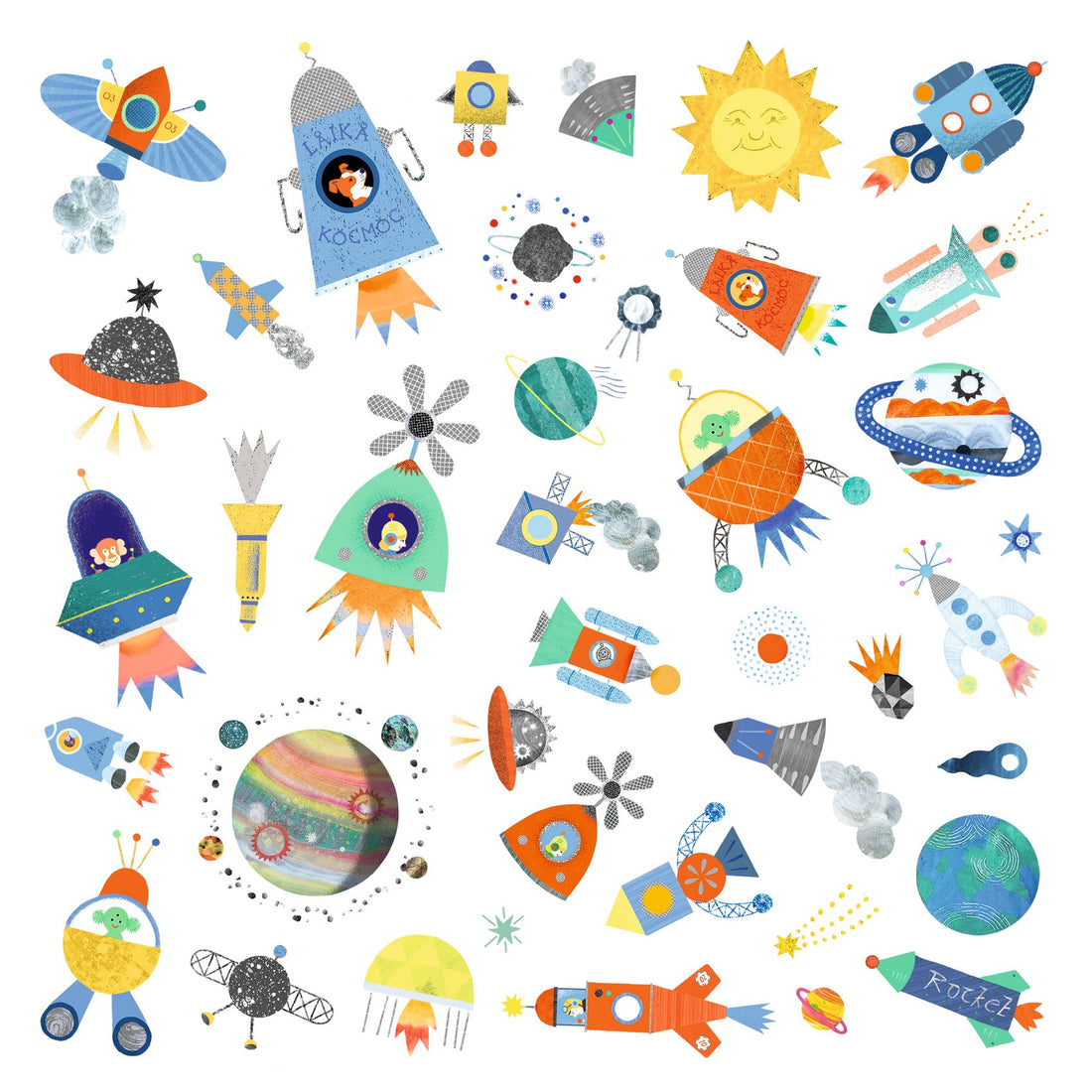 Sticker Set x 160 - Interstellar