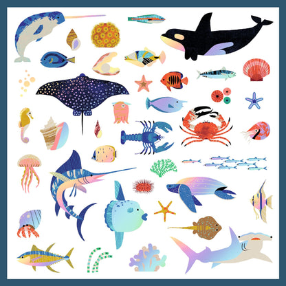 Metallic Sticker Set x 160 - Ocean