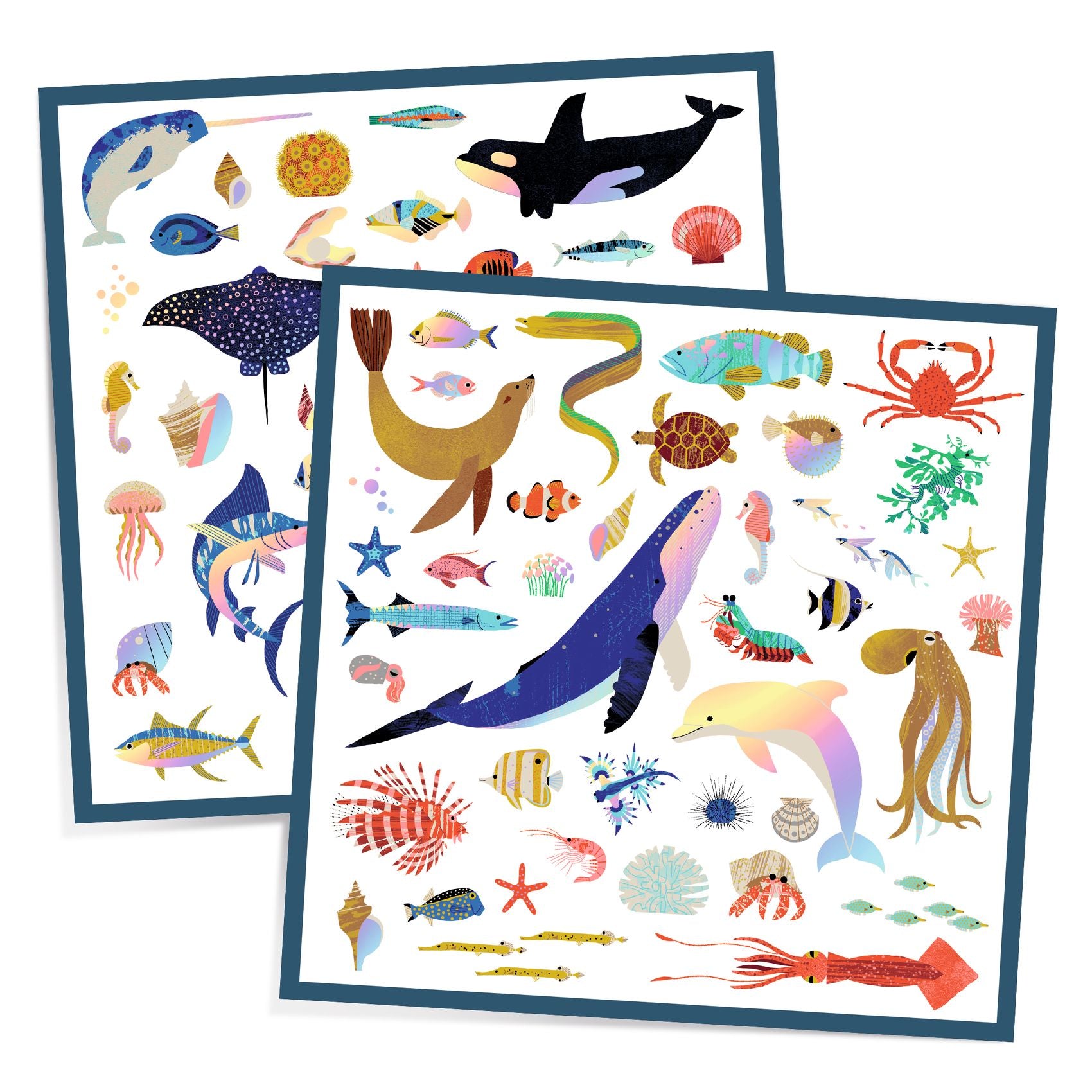 Metallic Sticker Set x 160 - Ocean