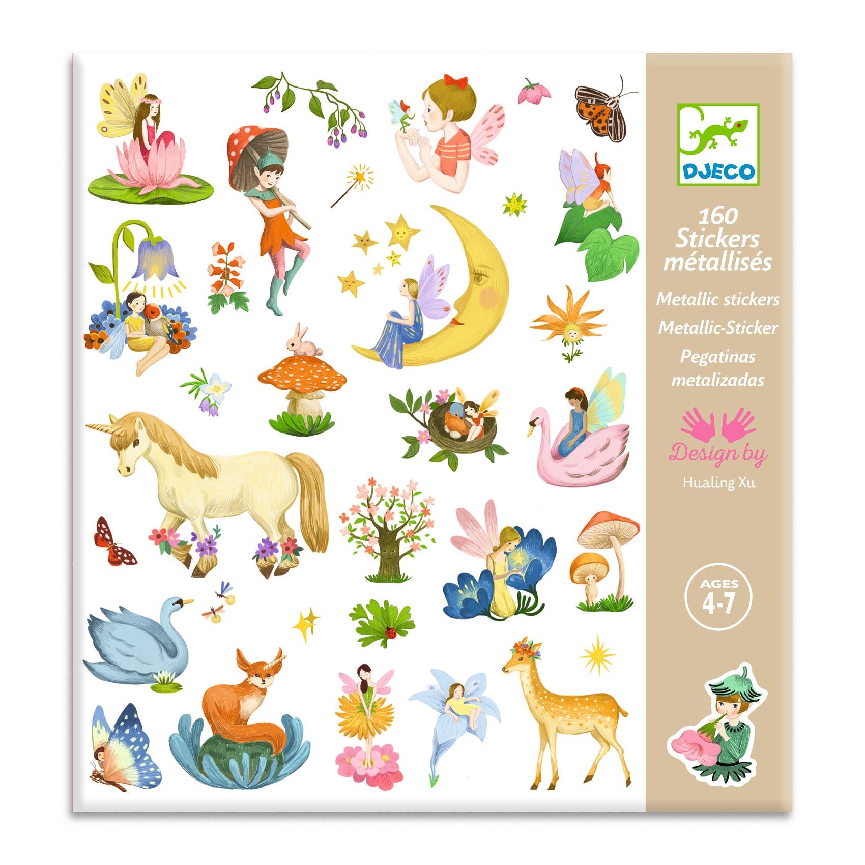 Metallic Sticker Set x 160 - Fantasy