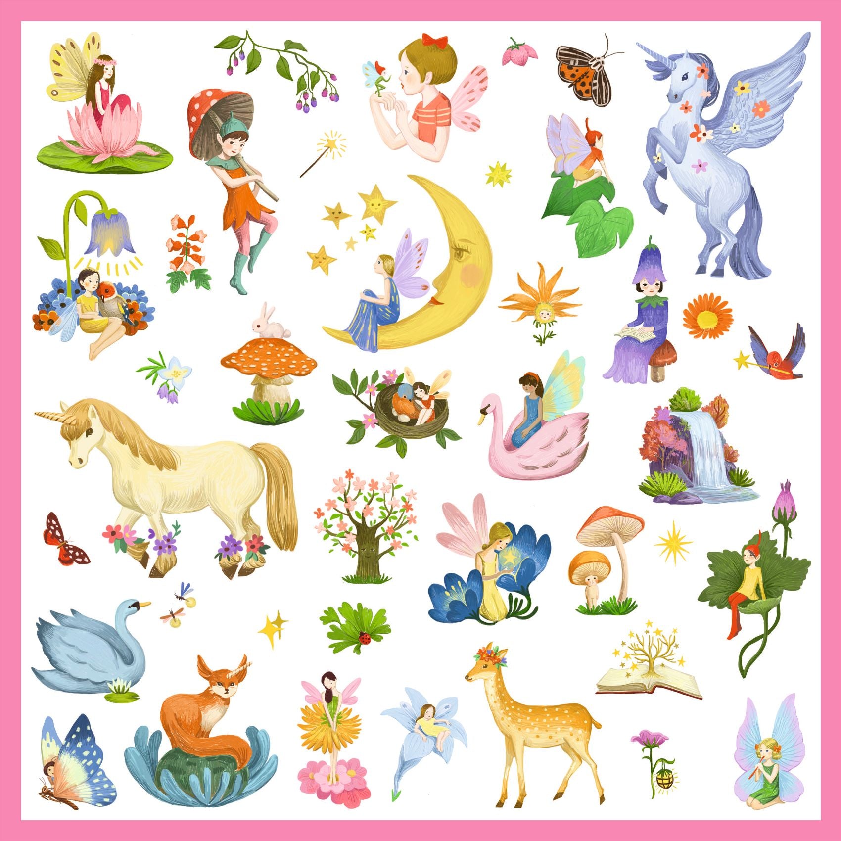 Metallic Sticker Set x 160 - Fantasy