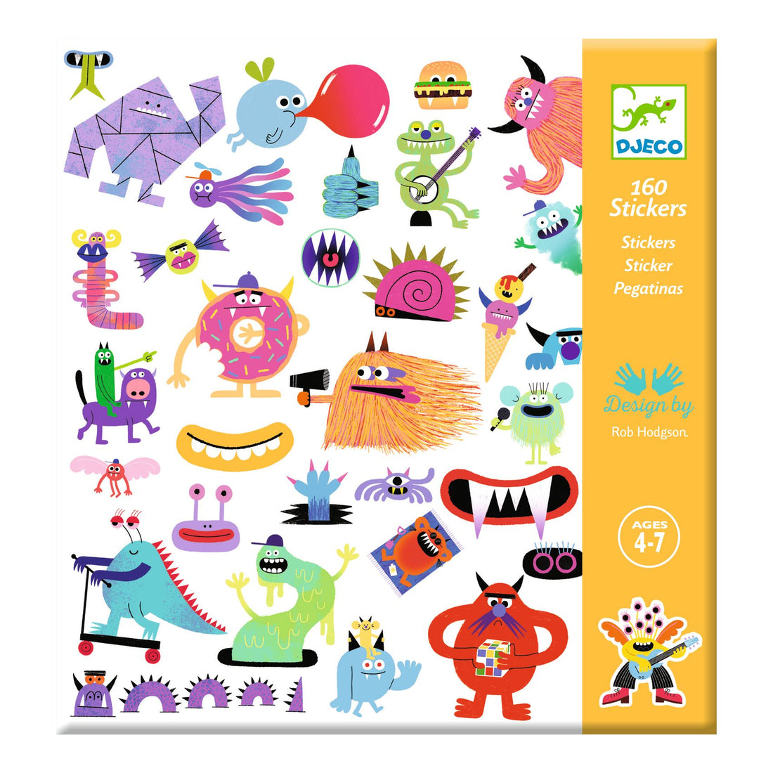 Sticker Set x 160 - Monsters