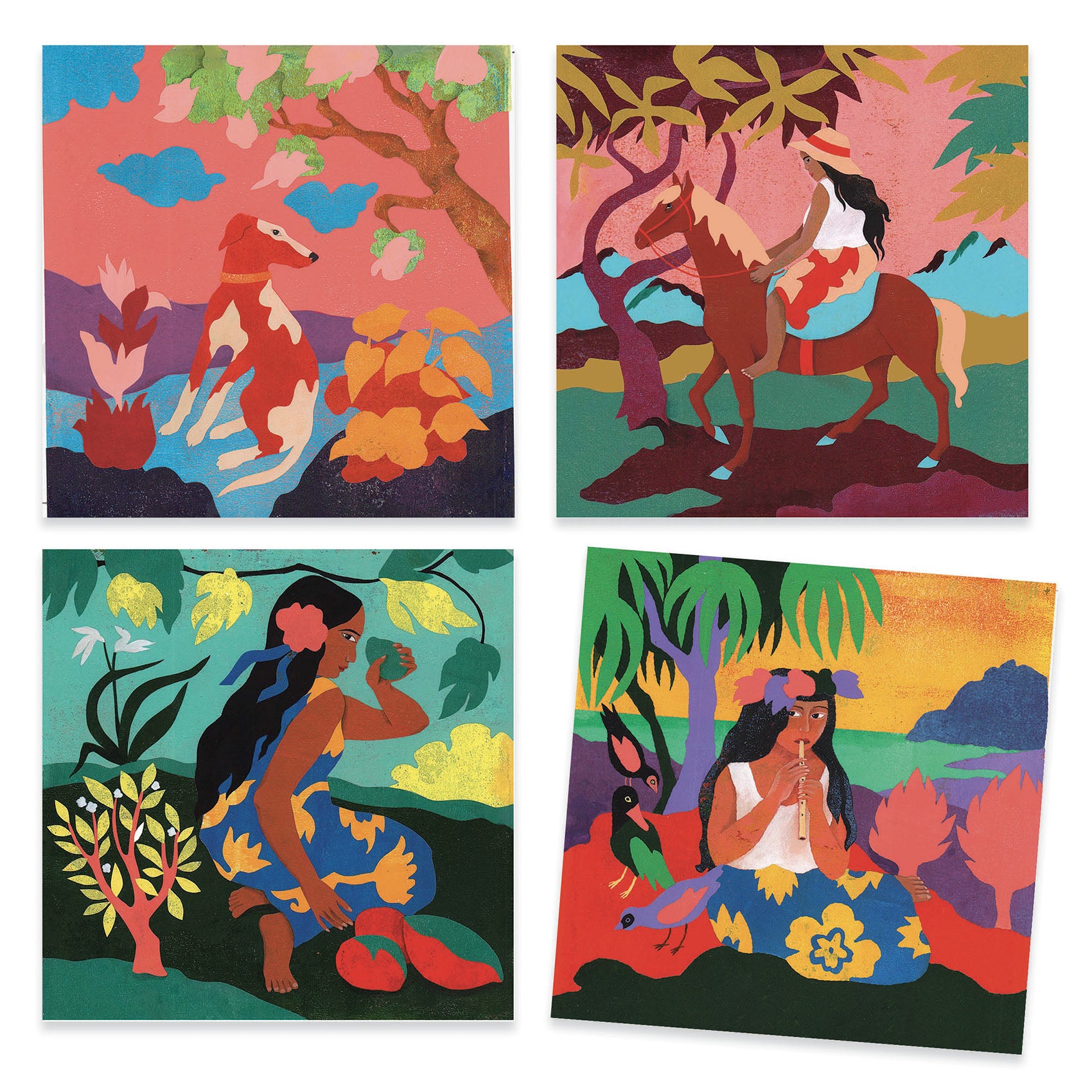 Polynesia Painting Activity - Inspired By Paul Gauguin