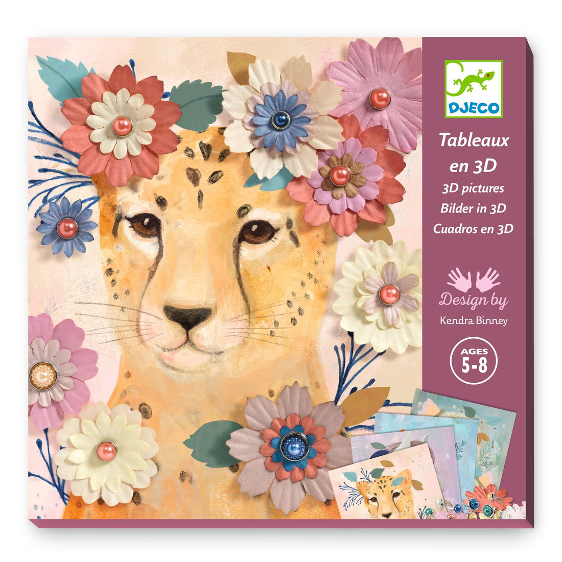 Make Your Own 3D Painting - Animal Flower Crowns