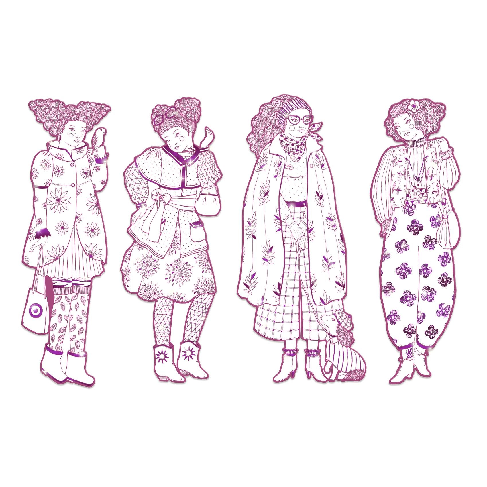 Fashion Colouring - Rosemary &amp; Friends