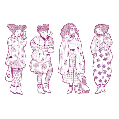 Fashion Colouring - Rosemary &amp; Friends