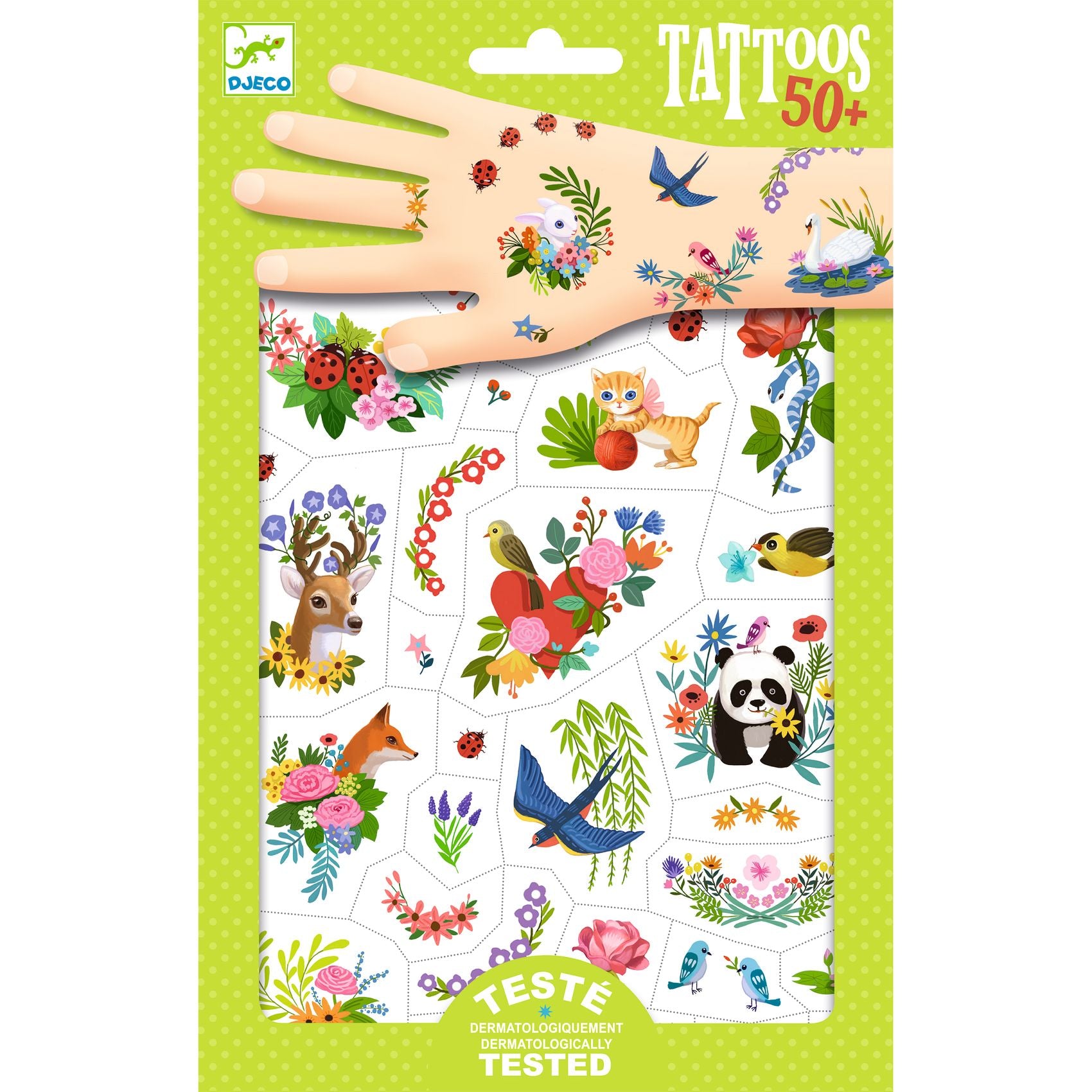 Kids Temporary Tattoos - Happy Spring