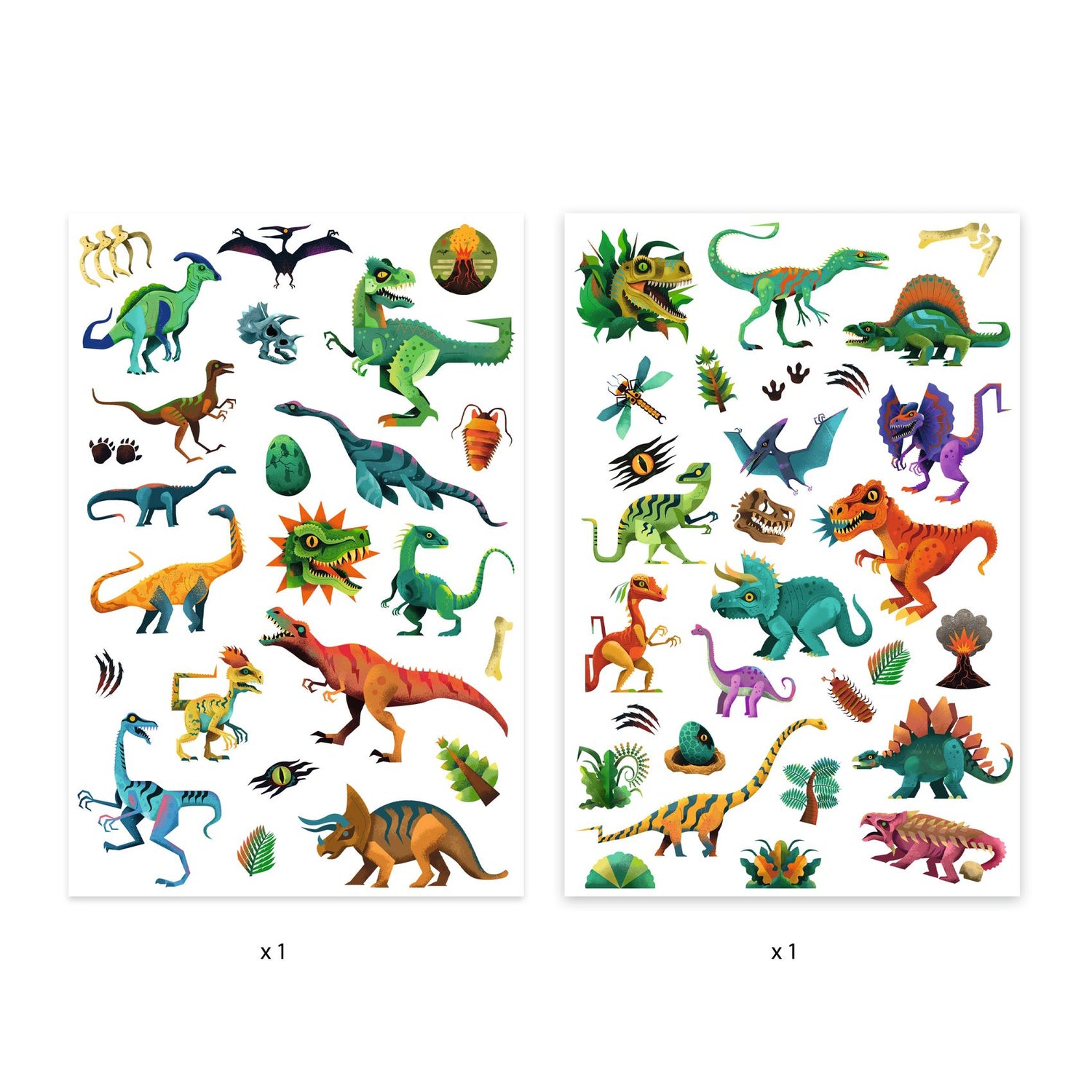 Kids Temporary Tattoos - Dino Club