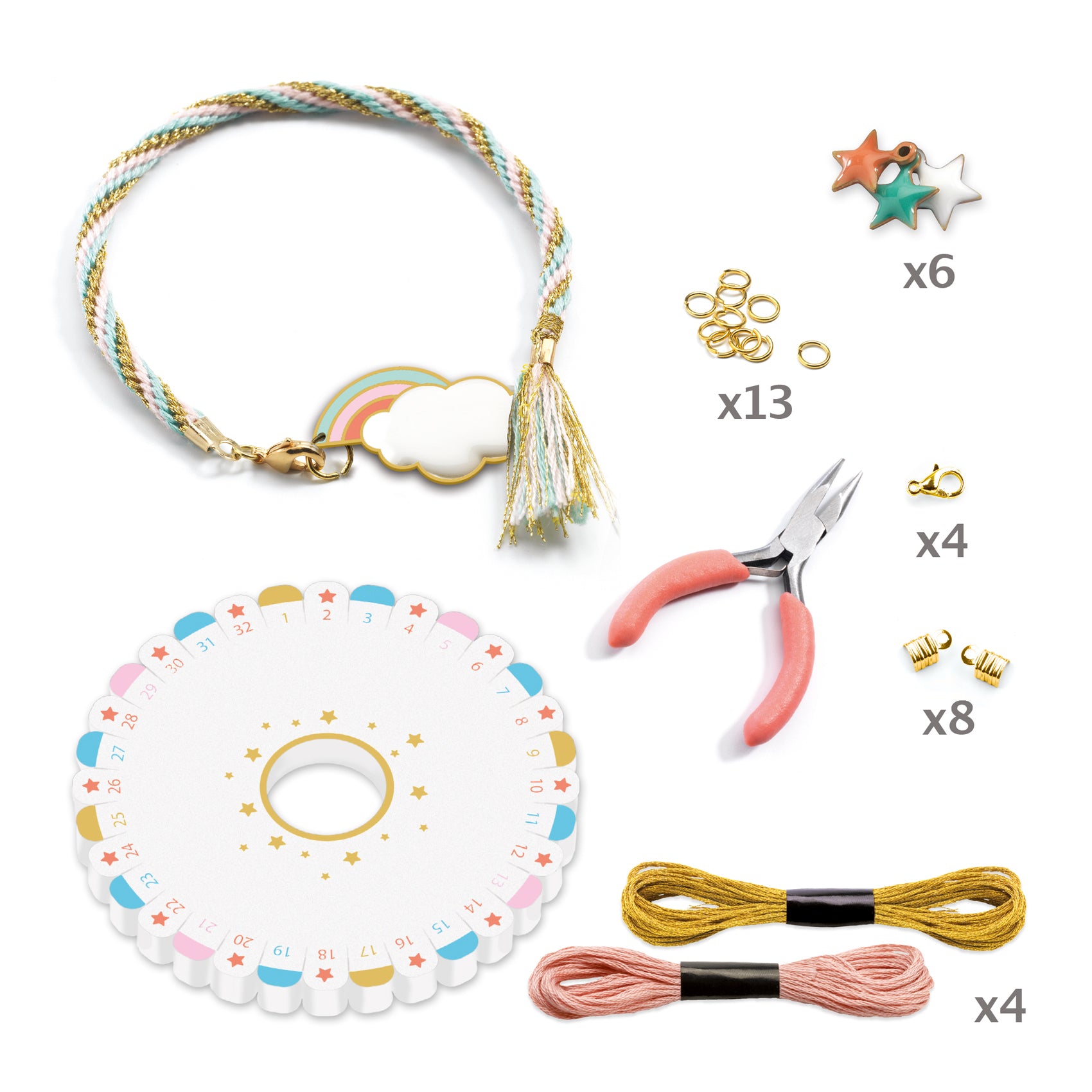 Bracelet Weaving Creative Kit - Celeste