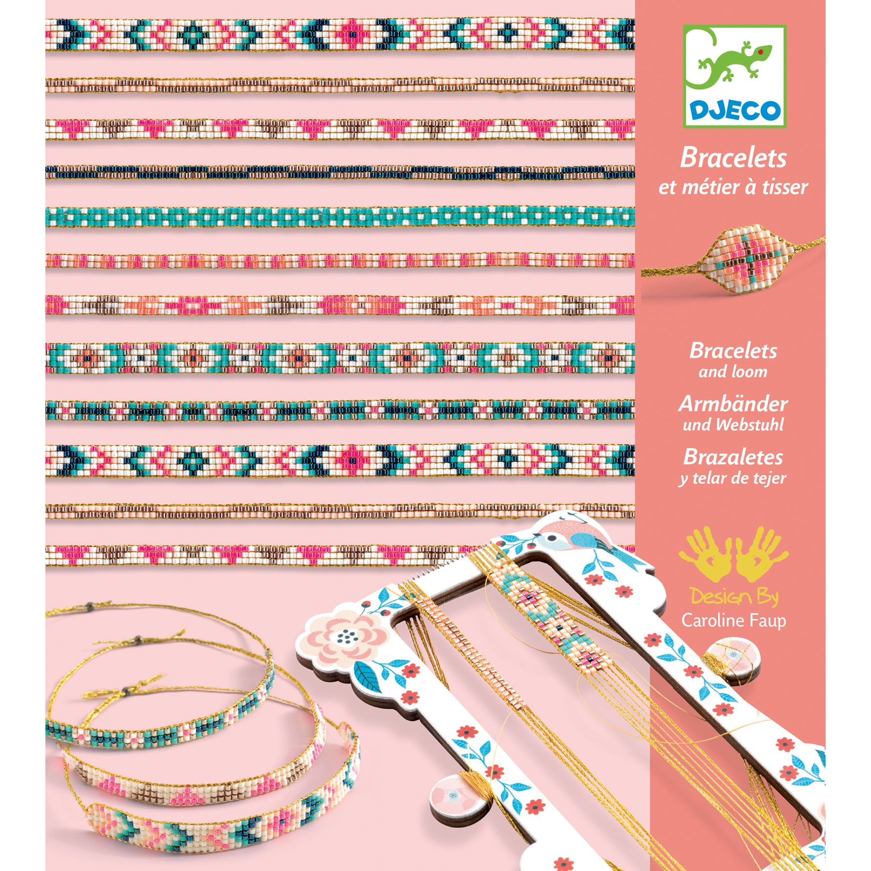 Make Your Own Bracelets Creative Kit -  Illustrated Loom &amp; Beads