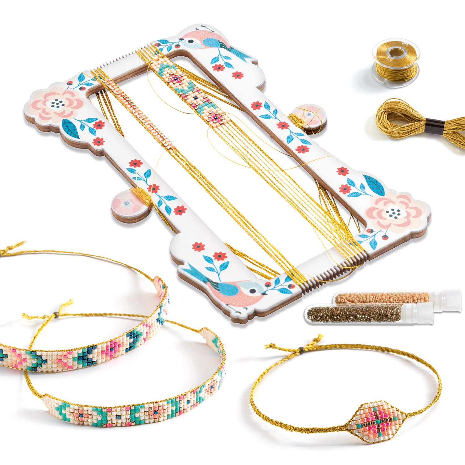 Make Your Own Bracelets Creative Kit -  Illustrated Loom &amp; Beads