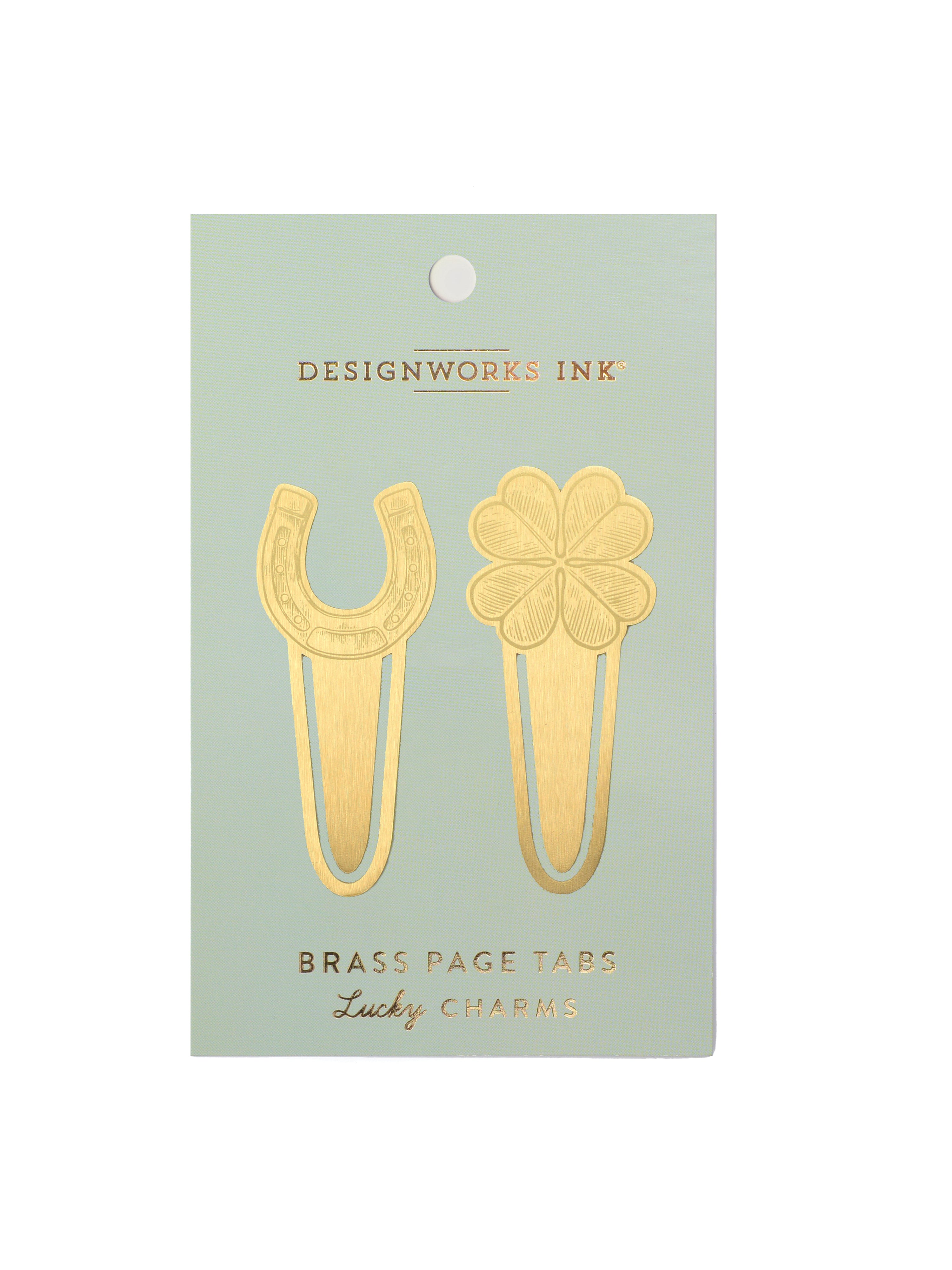 Brass Page Tabs - Lucky Charms