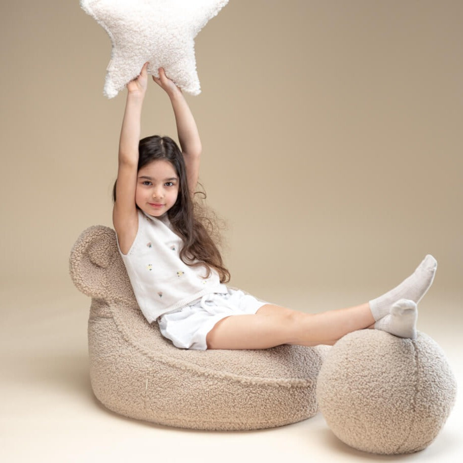 Bear Bean Bag in Teddy - 3 Colour Options