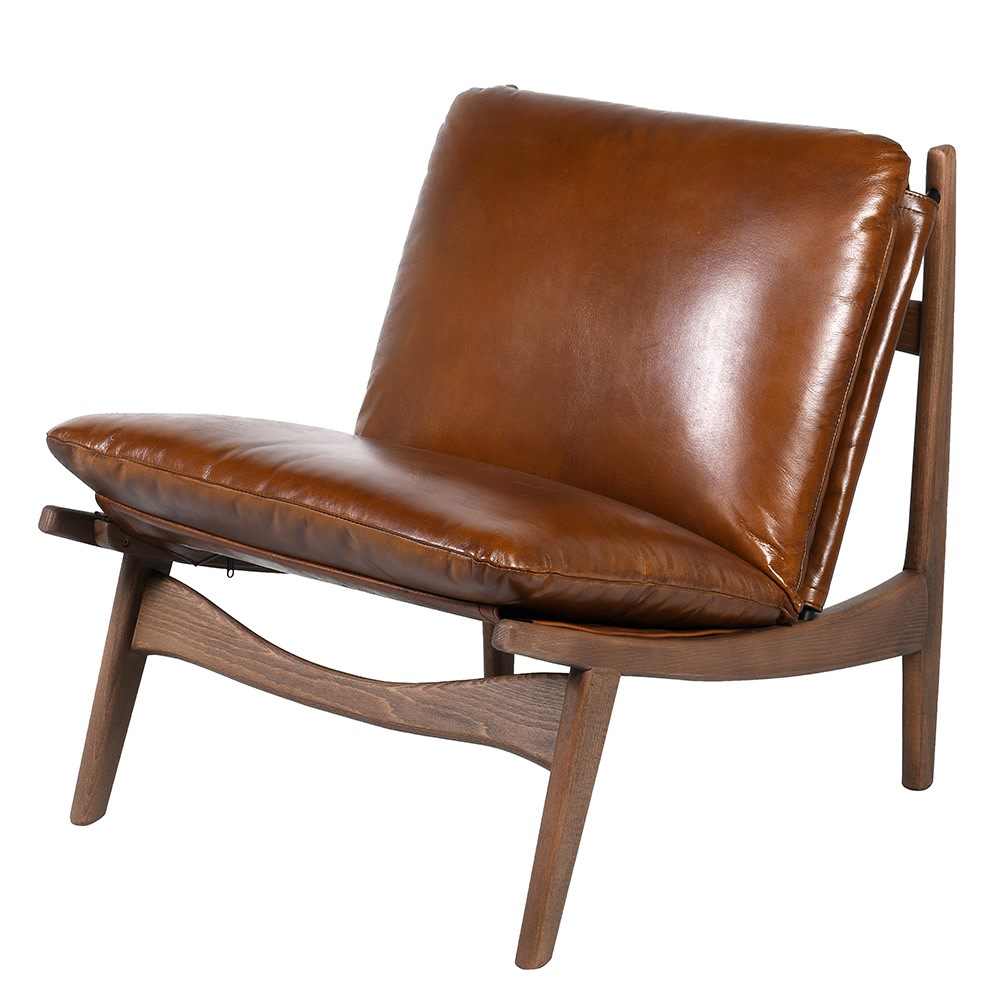 Baxter Vintage Leather Club Chair