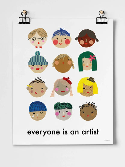 Everyone is an Artist - A3 Giclee Print