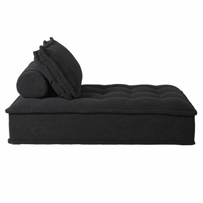 Gobi Black Chaise Lounge