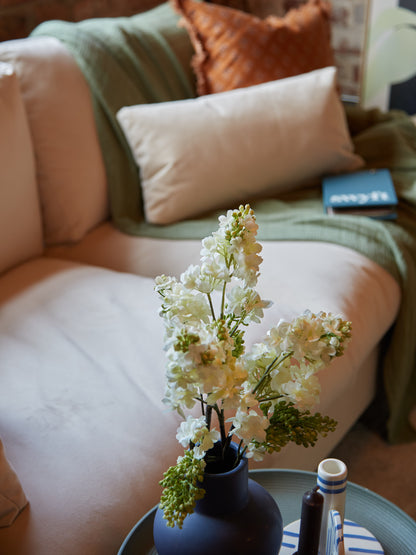 Faux White Lilac Stem