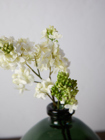 Faux White Lilac Stem