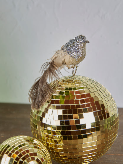 Suzy Glitter Feathered Bird