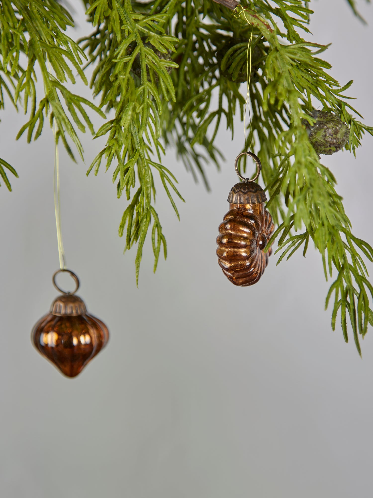 Assorted Bag of Copper Glass Baubles