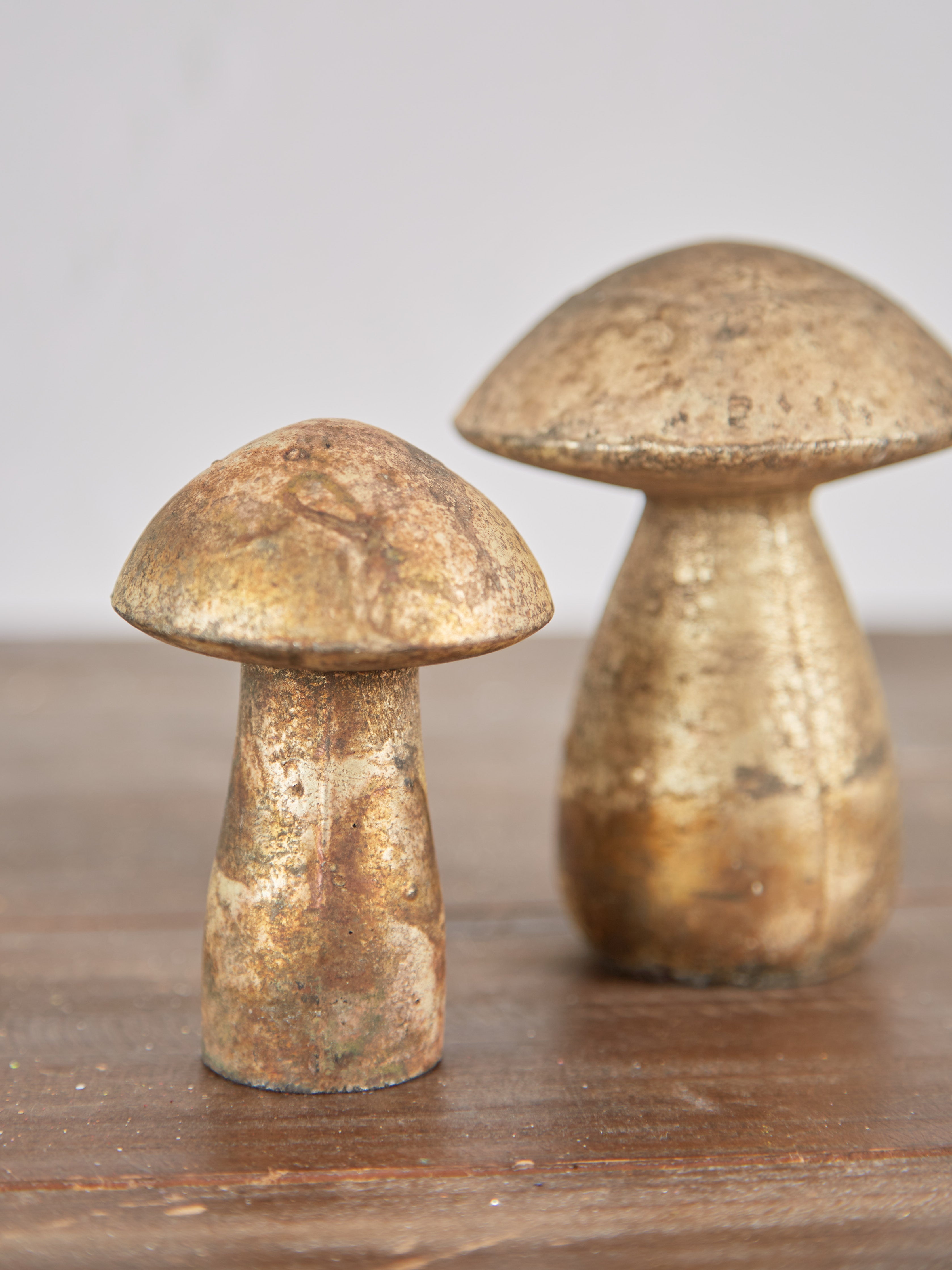 Decorative Copper Glass Mushroom Small