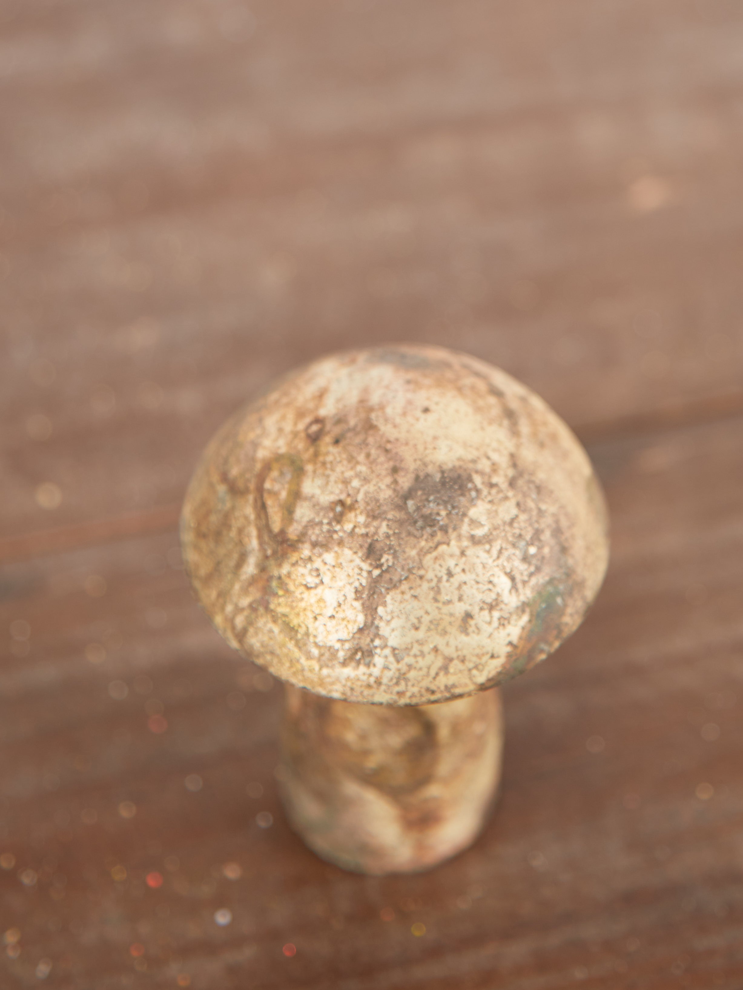 Decorative Copper Glass Mushroom Large