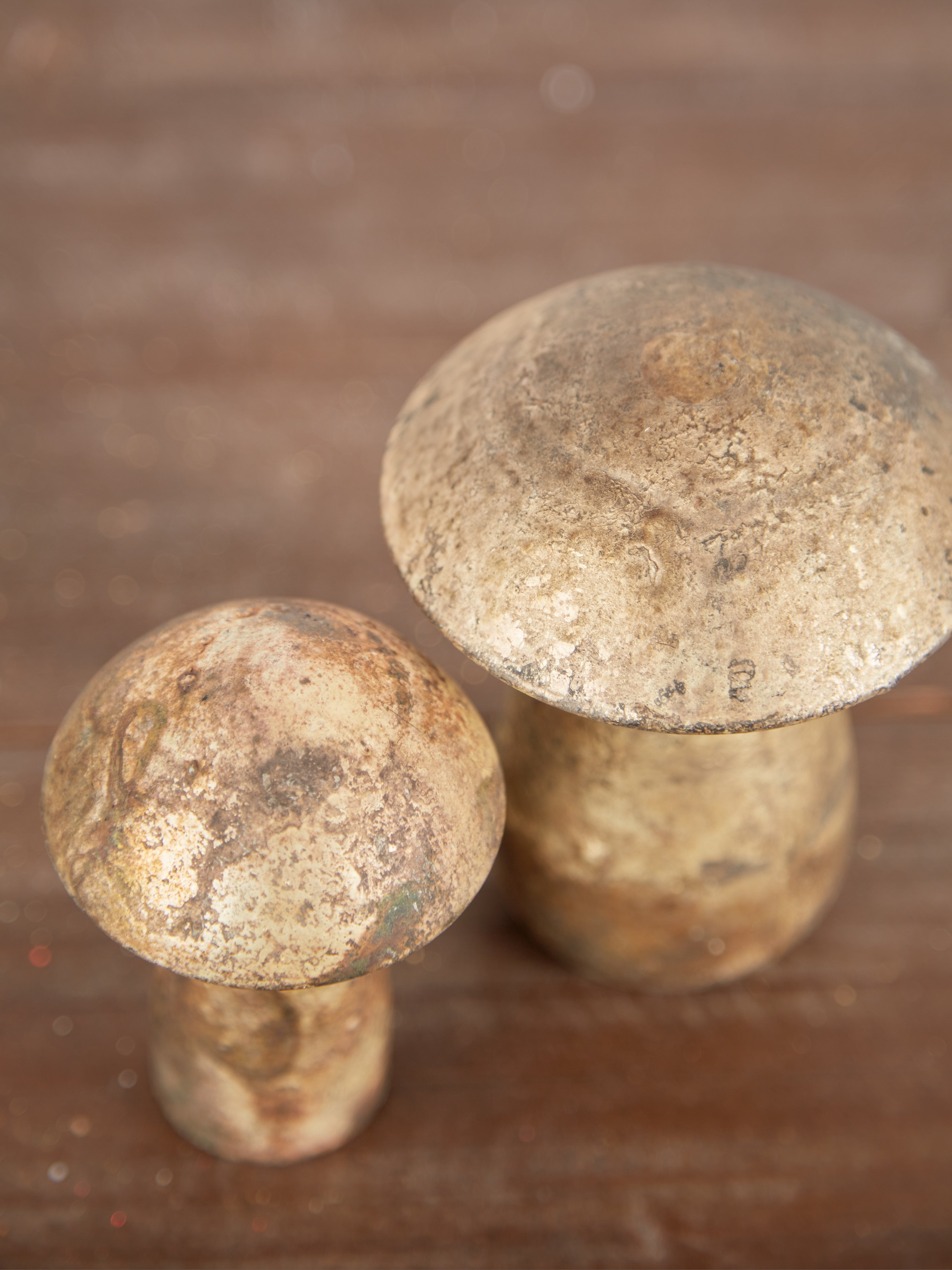 Decorative Copper Glass Mushroom Small