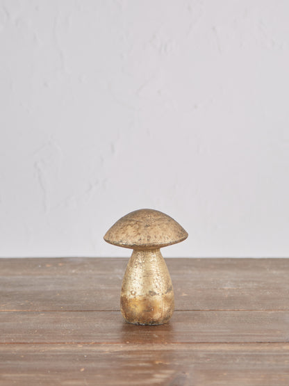 Decorative Copper Glass Mushroom Large