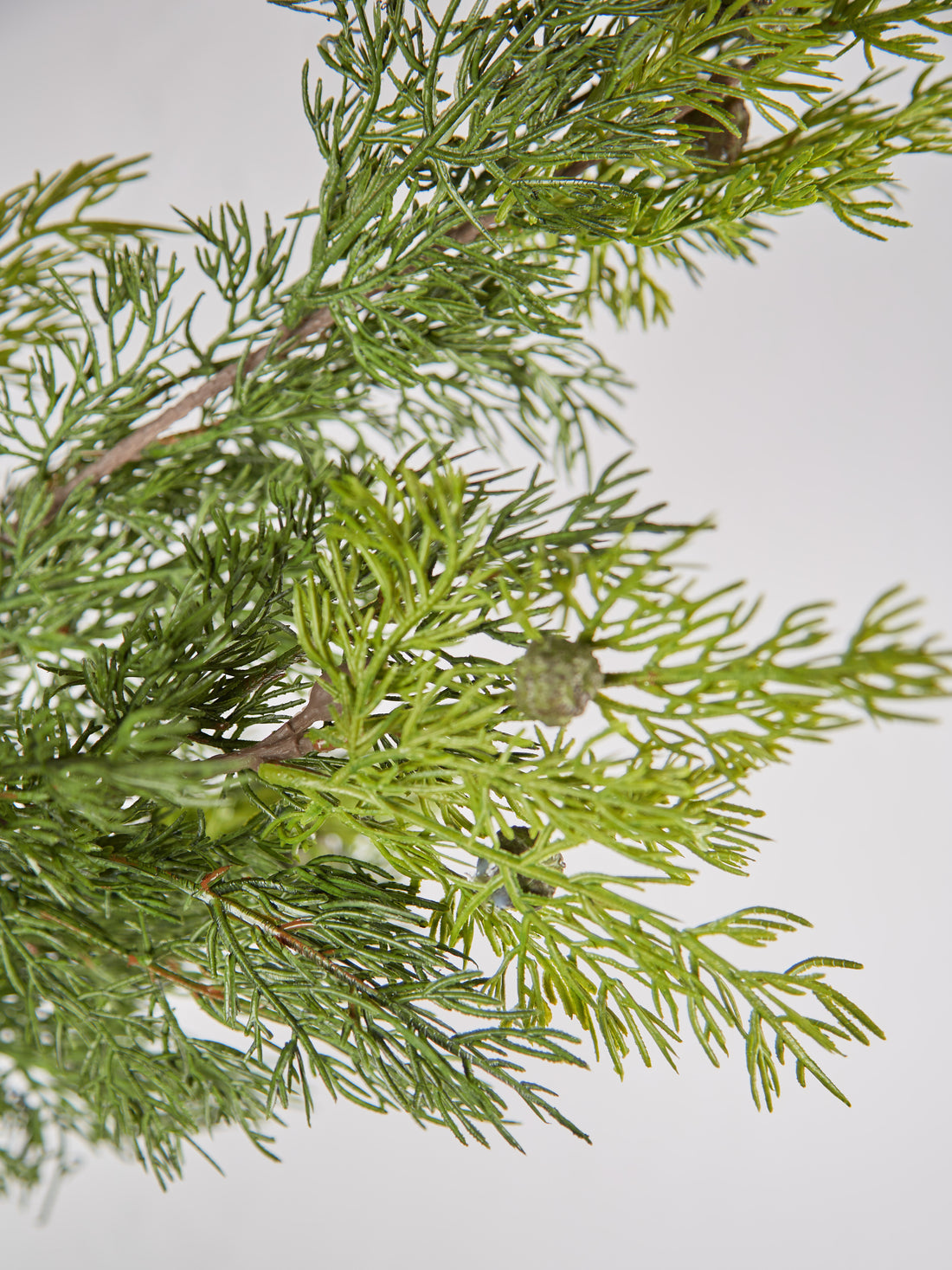 Faux Green Cedar Stem