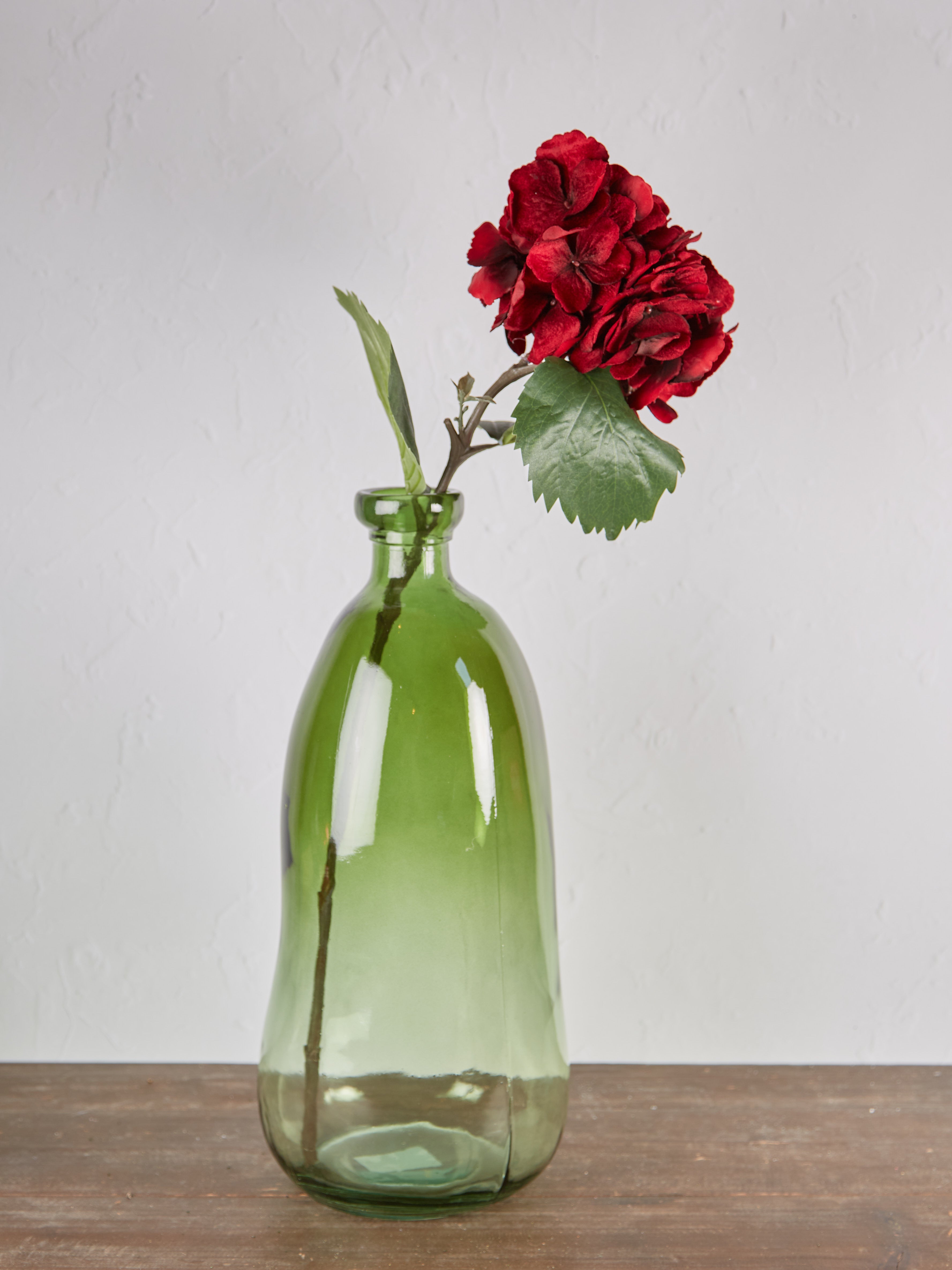 Faux Red Velvet Hydrangea