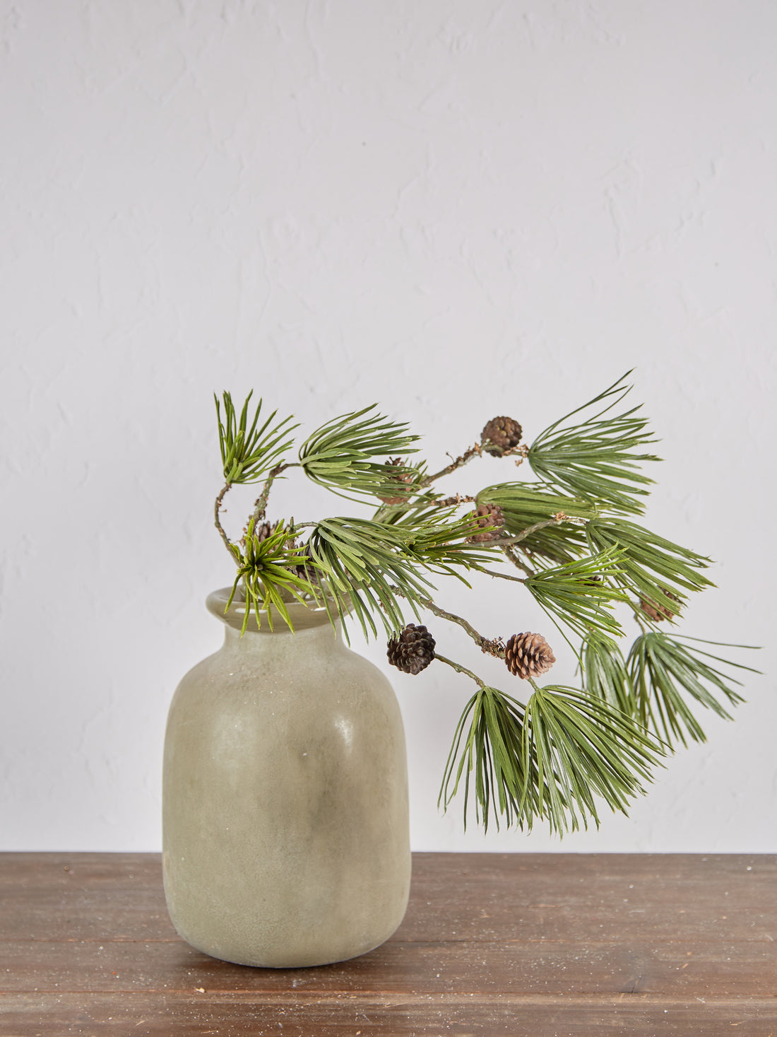 Faux Scots Pine With Pinecones