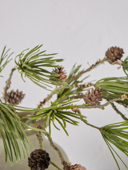 Faux Scots Pine With Pinecones