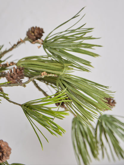 Faux Scots Pine With Pinecones