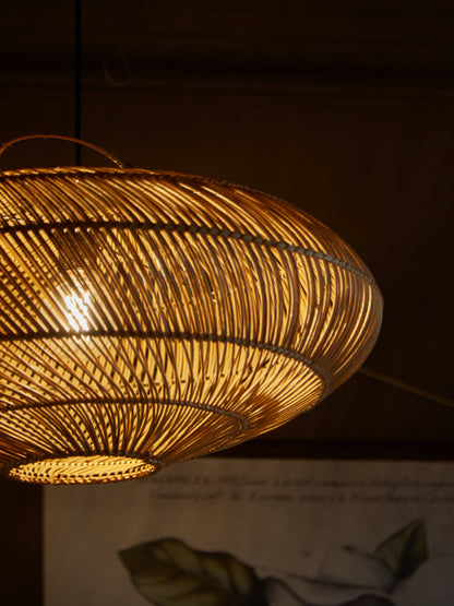 Oval Rattan Shade