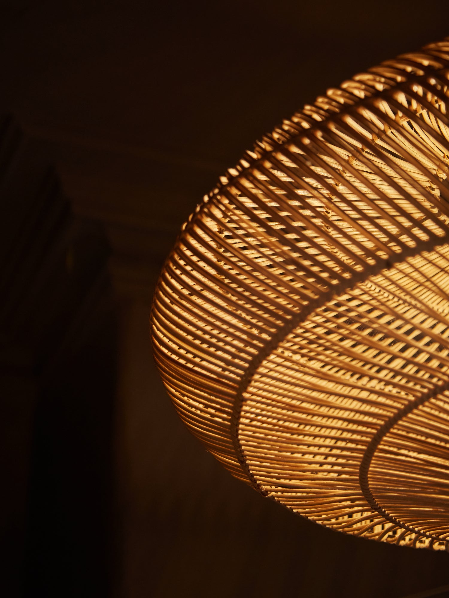 Oval Rattan Shade