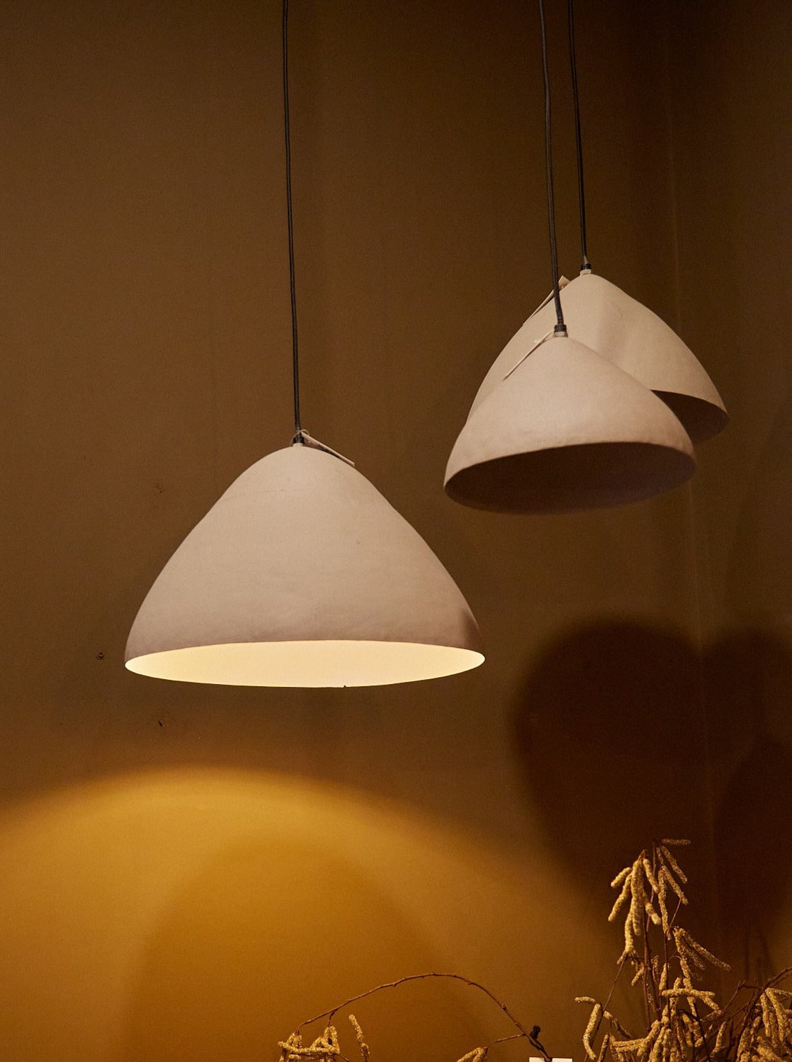 Elimo Hanging Lamp in Light Grey - 3 Sizes Available