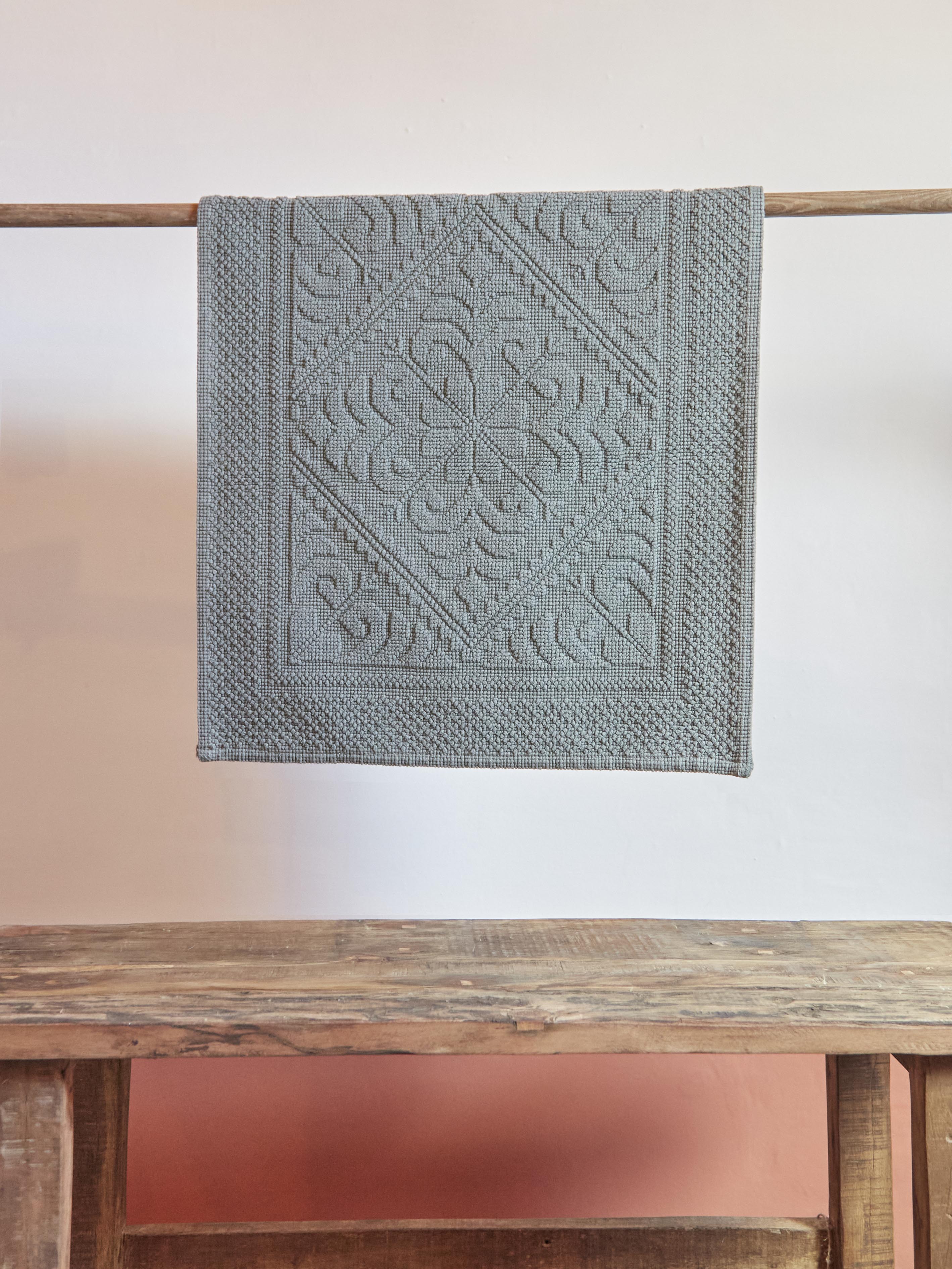 Enzo Bath Mat in Thyme - 2 Sizes Available