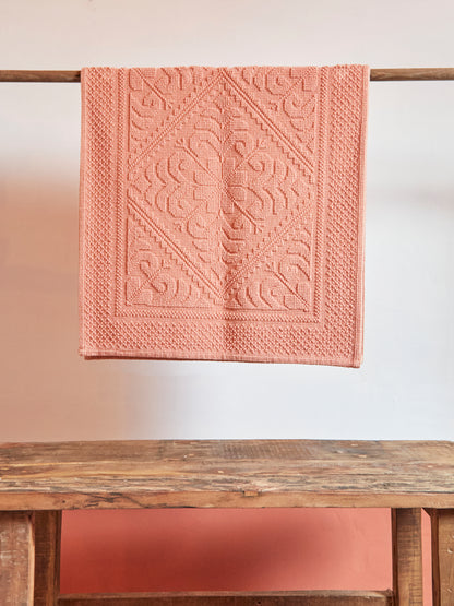 Enzo Bath Mat in Clay - 2 Sizes Available