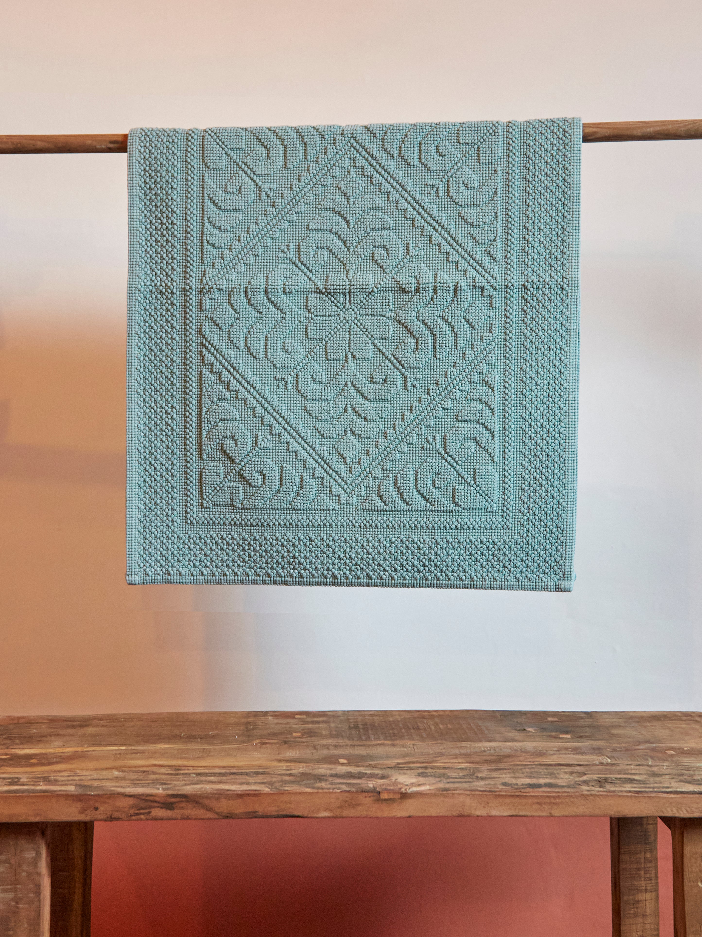 Enzo Bath Mat in Vert de Gris - 2 Sizes Available