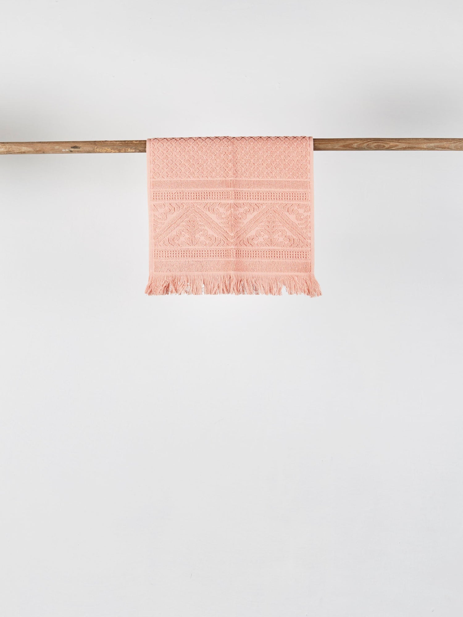 Embossed Jacquard Towel in Clay - 4 Sizes Available