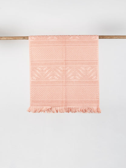 Embossed Jacquard Towel in Clay - 4 Sizes Available