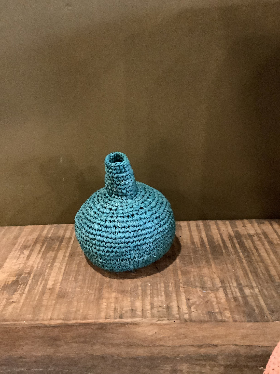 Lady Joan Small Teal Bud Vase