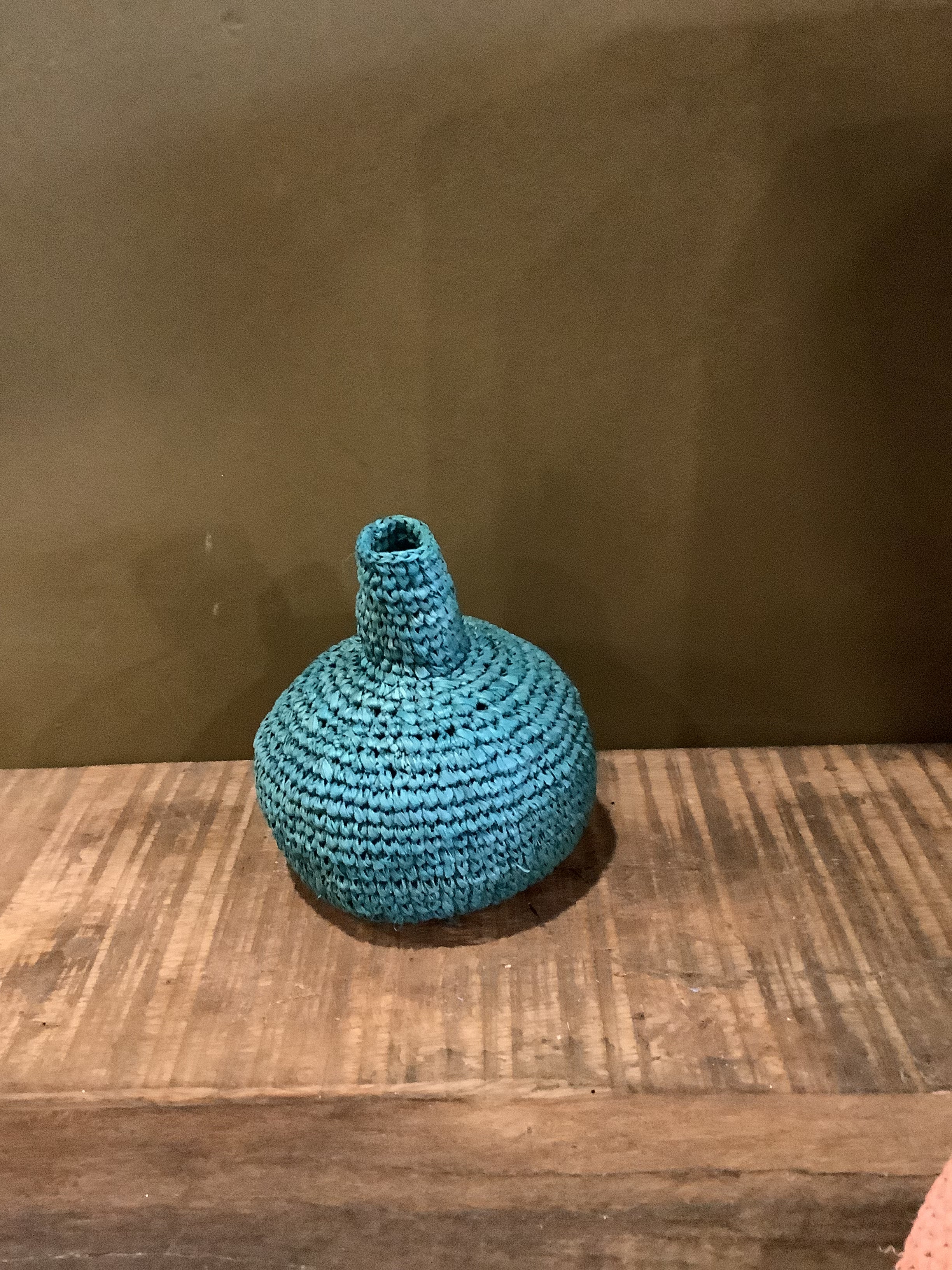 Lady Joan Small Teal Bud Vase