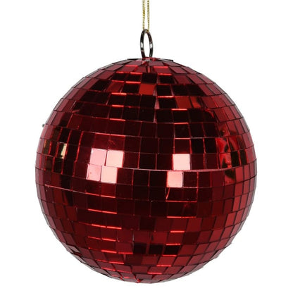 Red Disco Ball 15cm