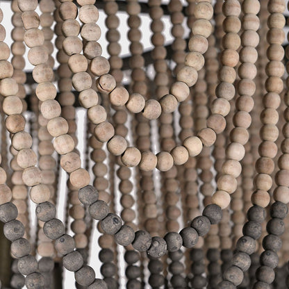 Oversized Ombre Wooden Bead Chandelier