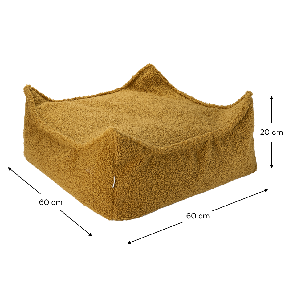 Teddy Beanbag Ottoman - 5 Colour Options Available