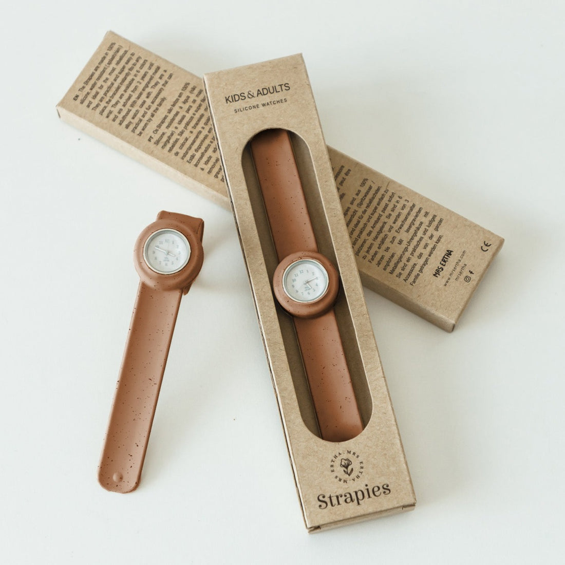 Strapies Silicone Watch - Rusted Brick