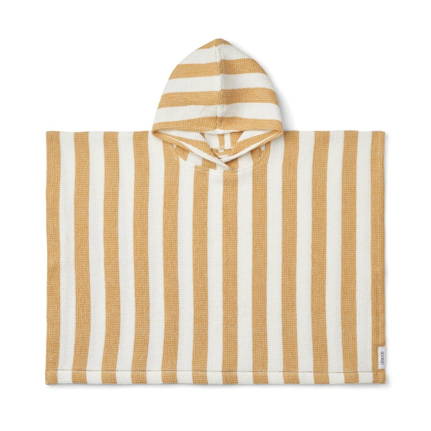 Paco Waffle Poncho - Yellow Mellow