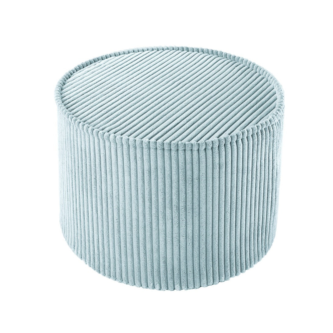 Corduroy Round Pouffe - 6 Colour Options Available